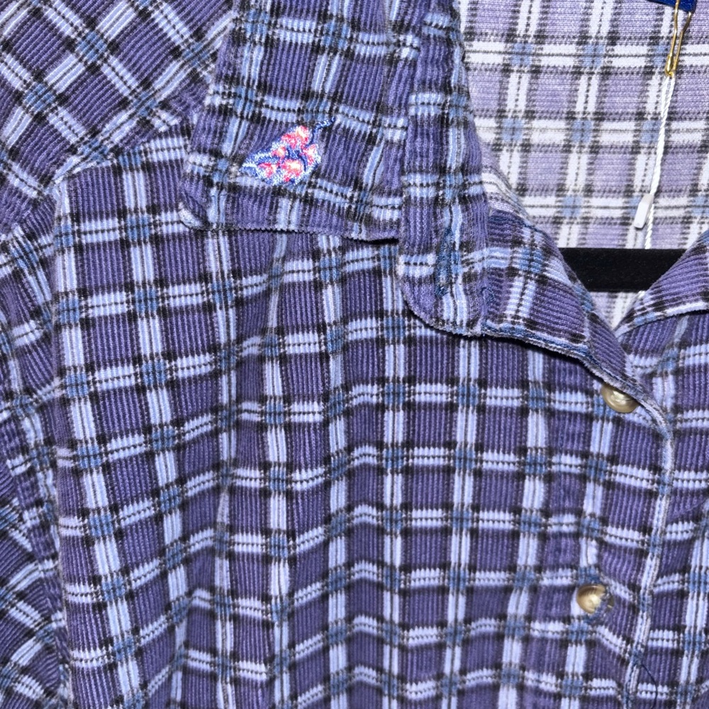 Vintage 90’s Disney Men's Winnie the Pooh Eeyore Purple Button Down Shirt Size S - Picture 3 of 6